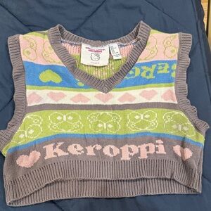 Forever 21 Multicolor Keroppi Crop Top